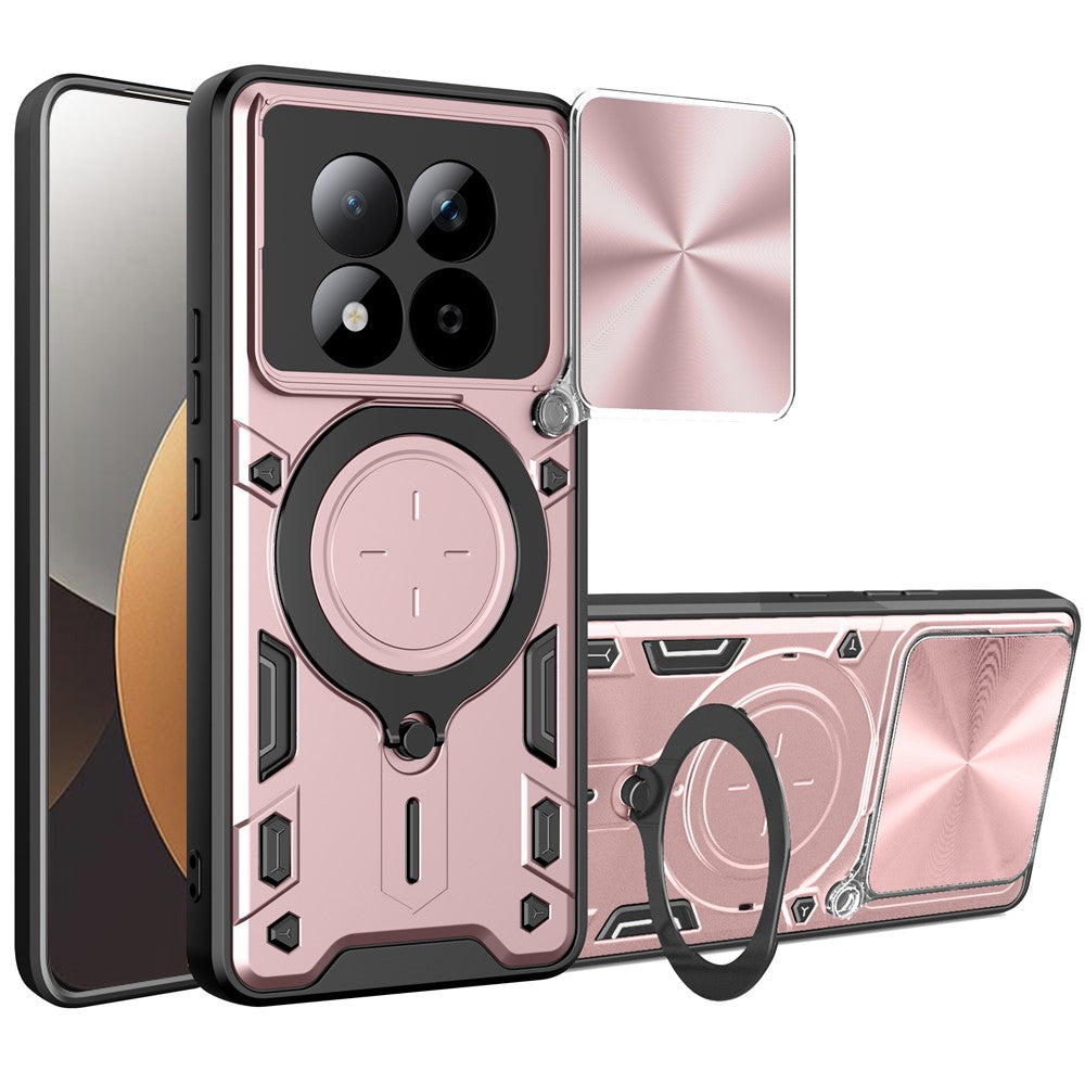Калъф за Xiaomi Redmi Note 15 Pro 5G, Techsuit, CamGuard Pro, Розово Злато