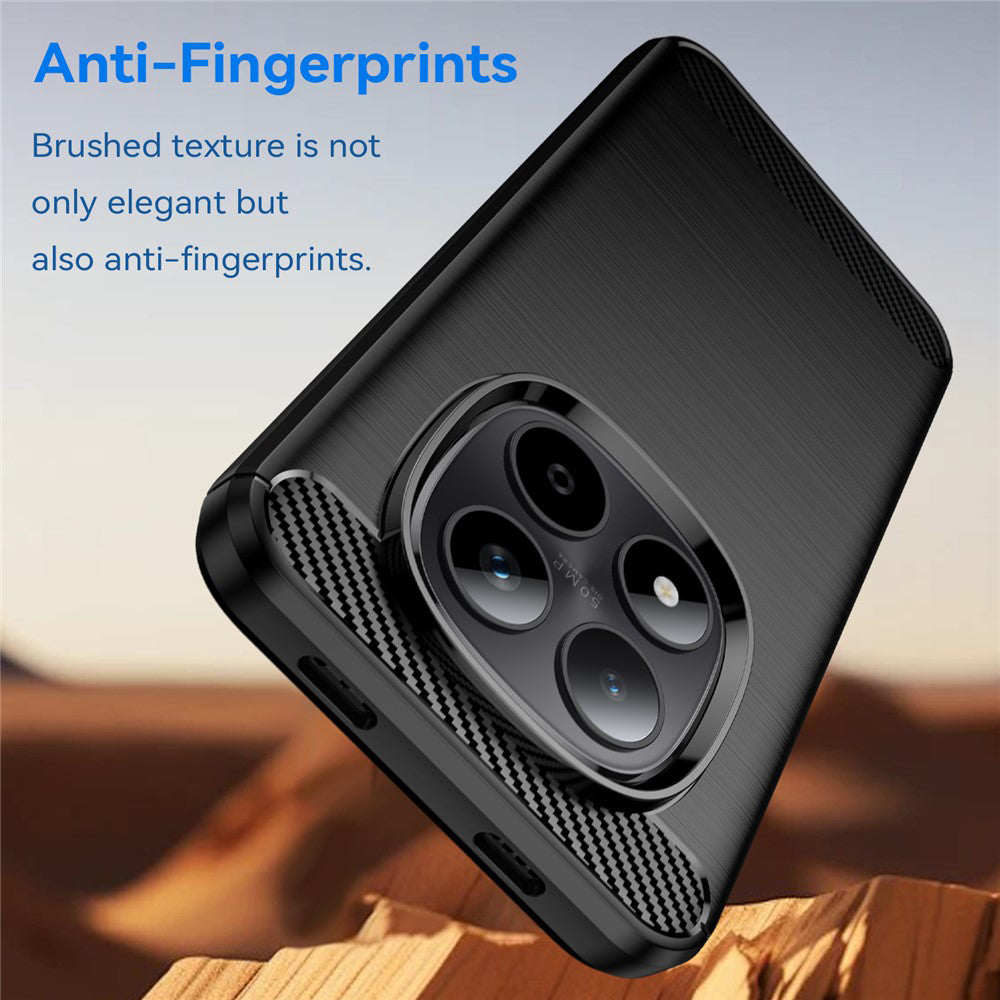 Калъф за Xiaomi Redmi Note 15 Pro 5G, Techsuit, Carbon, Черен