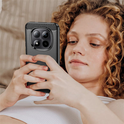 Калъф за Xiaomi Redmi Note 15 Pro 5G, Techsuit, Carbon, Черен