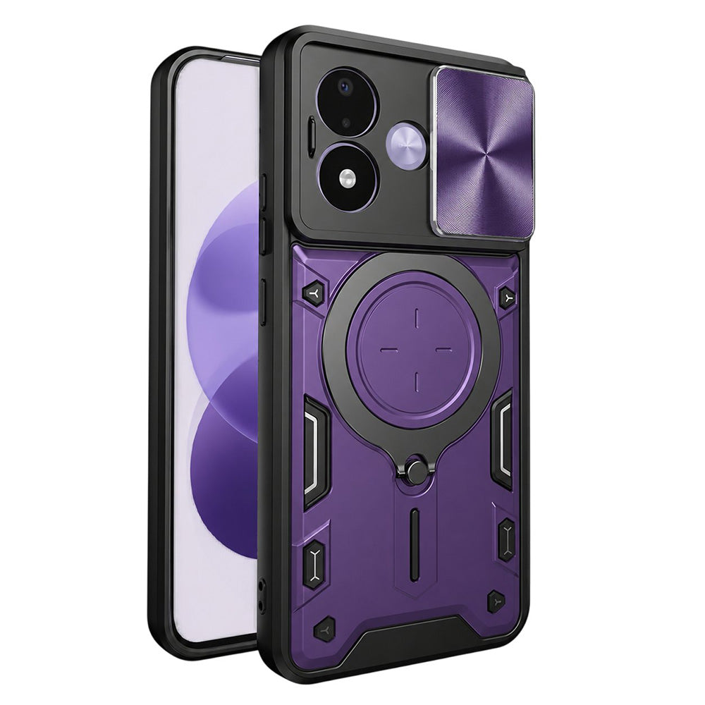 Калъф за Xiaomi Redmi Note 17 4G / Note 17 5G, Techsuit, CamGuard Pro, лилав