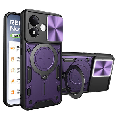 Калъф за Xiaomi Redmi Note 17 4G / Note 17 5G, Techsuit, CamGuard Pro, лилав