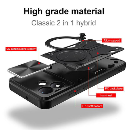 Калъф за Xiaomi Redmi Note 17 4G / Note 17 5G, Techsuit, CamGuard Pro, лилав