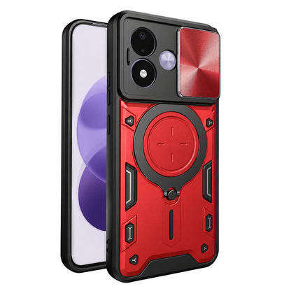 Калъф за Xiaomi Redmi Note 17 4G / Note 17 5G, Techsuit, CamGuard Pro, червен