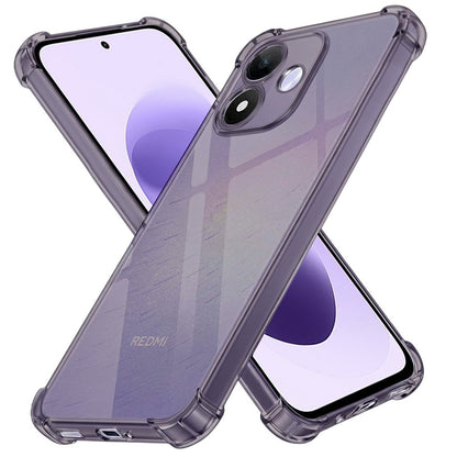 Калъф за Xiaomi Redmi Note 17 4G / Note 17 5G, Techsuit, Shockproof Clear, опушен
