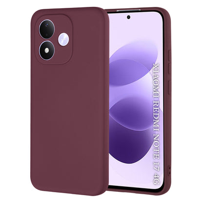 Калъф за Xiaomi Redmi Note 17 4G / Note 17 5G, Techsuit, SoftFlex, бордо
