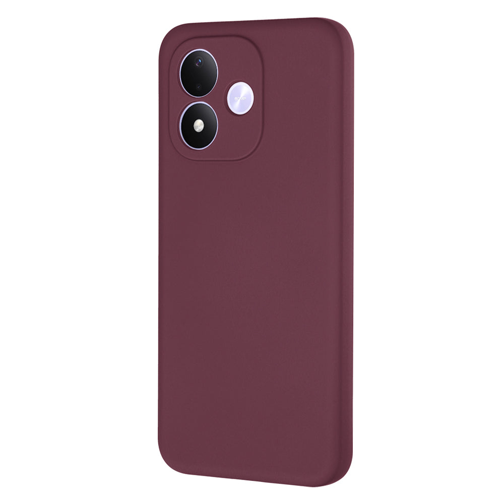 Калъф за Xiaomi Redmi Note 17 4G / Note 17 5G, Techsuit, SoftFlex, бордо
