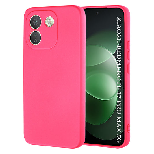 Калъф за Xiaomi Redmi Note 17 Pro Max, Techsuit, SoftFlex, тъмнорозов

