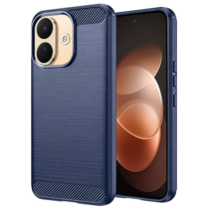 Калъф за Xiaomi Redmi Note 17 Pro, Techsuit, Carbon, синкав
