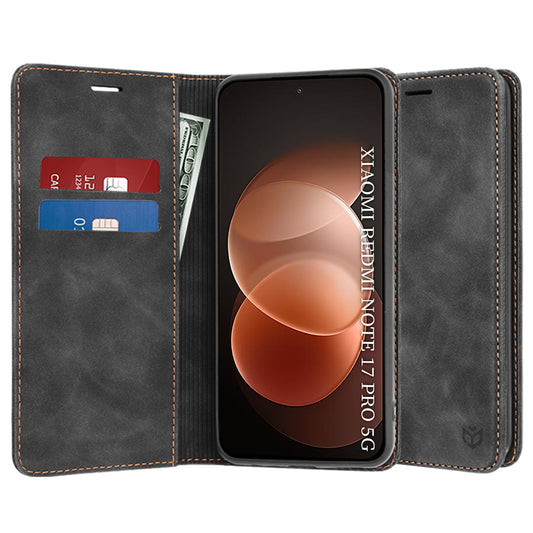 Калъф за Xiaomi Redmi Note 17 Pro, Techsuit, Confy, черен
