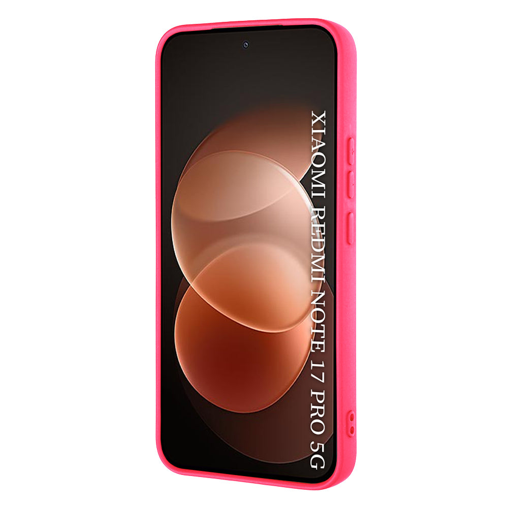 Калъф за Xiaomi Redmi Note 17 Pro, Techsuit, SoftFlex, тъмнорозов