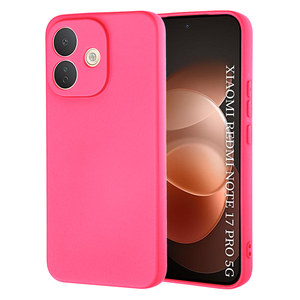 Калъф за Xiaomi Redmi Note 17 Pro, Techsuit, SoftFlex, тъмнорозов