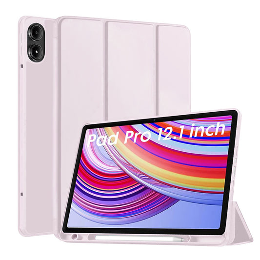 Калъф за Xiaomi Redmi Pad Pro / Pad / Pad Pro 5G, Techsuit, Flex Trifold, Розов