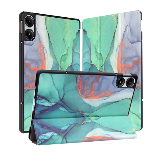 Калъф за Xiaomi Redmi Pad Pro / Pad / Pad Pro 5G, Techsuit, FoldPro Green Time, Многоцветен