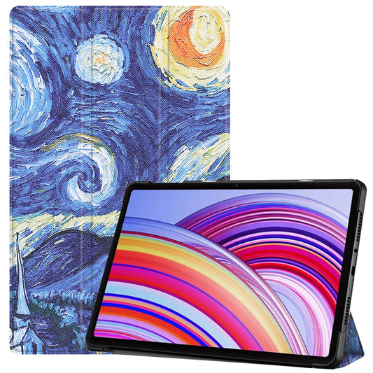 Калъф за Xiaomi Redmi Pad Pro / Pad / Pad Pro 5G, Techsuit, FoldPro Starry Night, Многоцветен