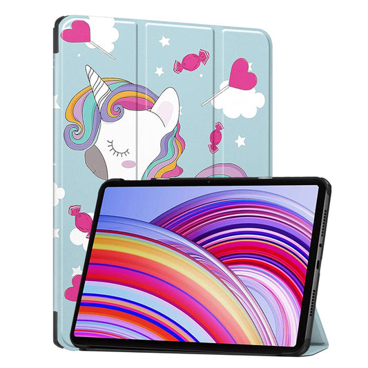 Калъф за Xiaomi Redmi Pad Pro / Pad / Pad Pro 5G, Techsuit, FoldPro Unicorn, Многоцветен