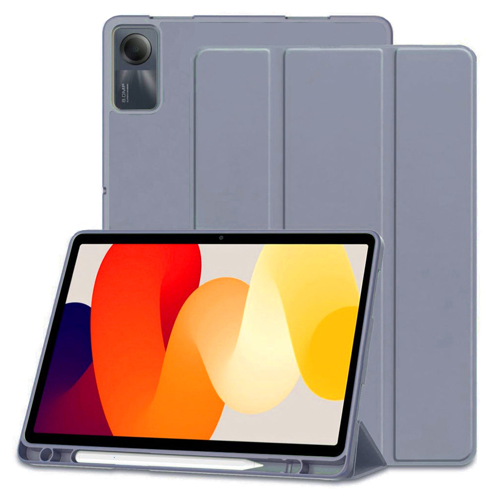 Калъф за Xiaomi Redmi Pad SE, Techsuit, Flex Trifold, Лилав