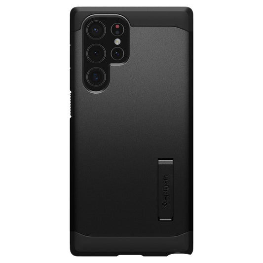 Калъф за Samsung Galaxy S22 Ultra 5G S908, Spigen, Tough Armor, Черен ACS03923
