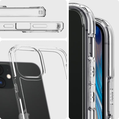 Калъф за Apple iPhone 12 / 12 Pro, Spigen, Ultra Hybrid, Прозрачен ACS01702