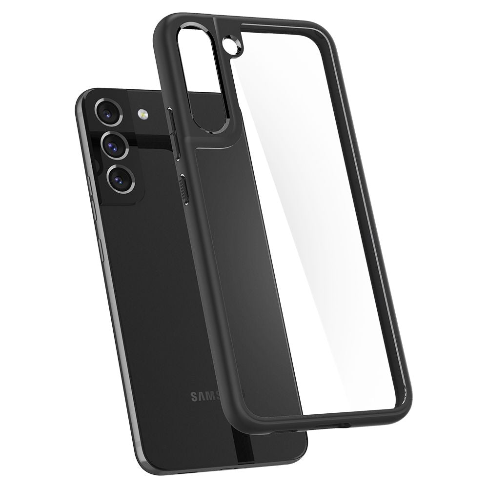 Калъф за Samsung Galaxy S22 5G S901, Spigen, Ultra Hybrid Matte, Black ACS03989