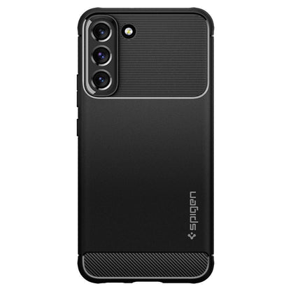 Калъф за Samsung Galaxy S22 5G S901, Spigen, Rugged Armor, черен ACS03986