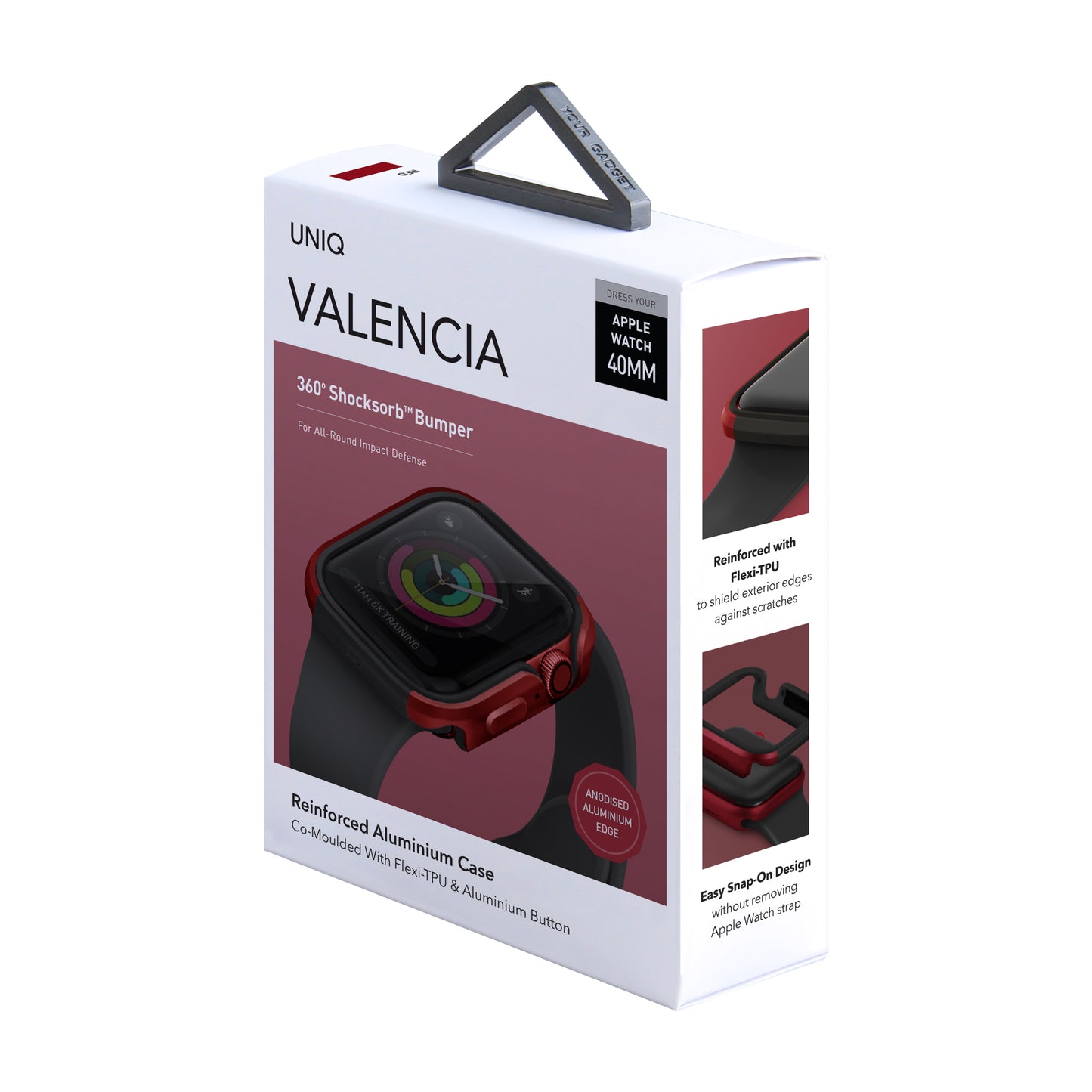 Калъф UNIQ Valencia за Apple Watch Series 40mm, Розов