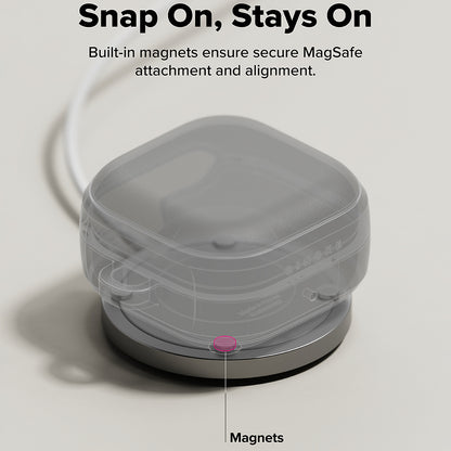 Калъф Ringke Onyx Magnetic за Samsung Galaxy Buds4 / Buds4 Pro, Сив