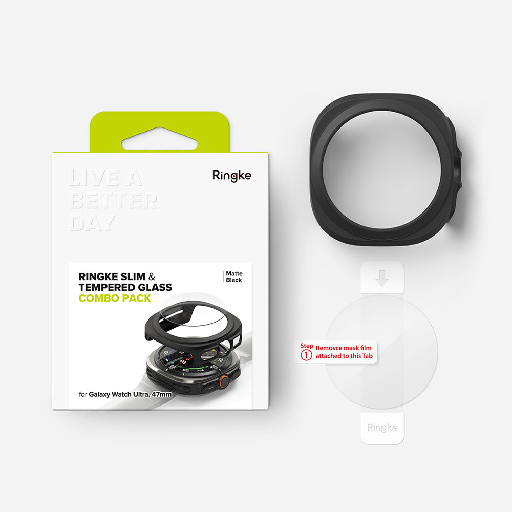 Калъф Ringke Slim за Samsung Galaxy Watch Ultra, матово черен