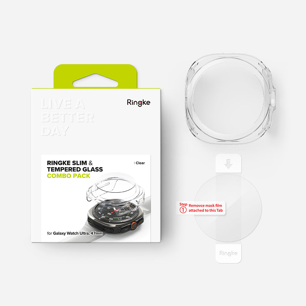 Калъф Ringke Slim за Samsung Galaxy Watch Ultra, прозрачен