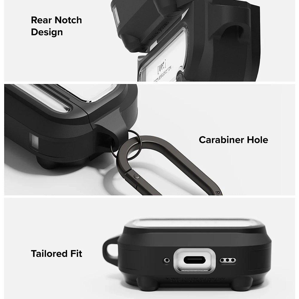 Калъф Ringke UX за Apple AirPods Pro 3, Прозрачен