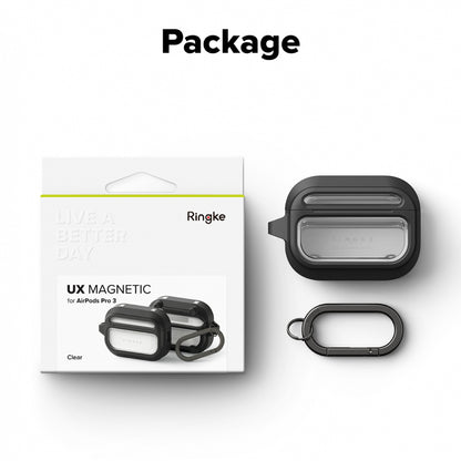 Калъф Ringke UX за Apple AirPods Pro 3, Прозрачен
