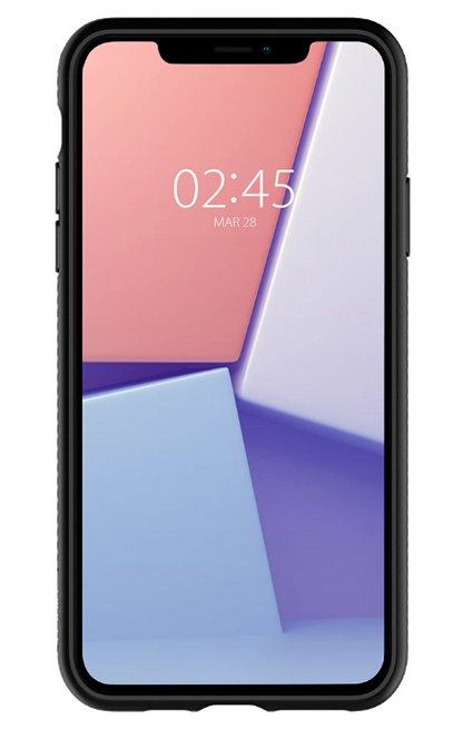 Калъф за Apple iPhone 11, Spigen, Liquid Air, Черен