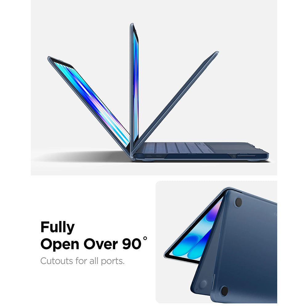 Spigen Airskin Case for Apple MacBook Neo 13inch, Satin Indigo ACS11814