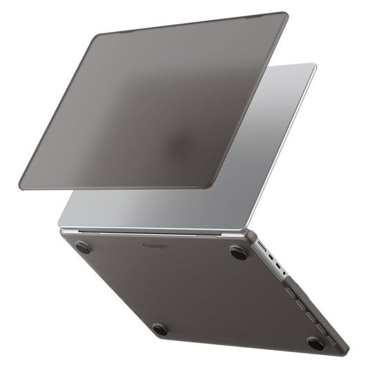 Калъф Spigen Airskin за Apple MacBook Pro 14 инча (2026) / (2025) / (2023) / (2022) / (2021), Черен сатен ACS11529
