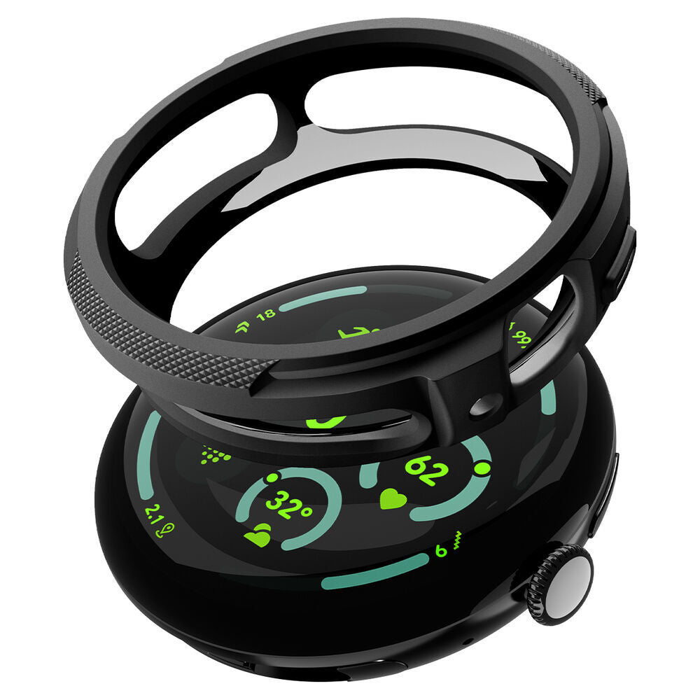 Калъф Spigen Liquid Air за Google Pixel Watch 4 41mm, Матиран Черен ACS09483