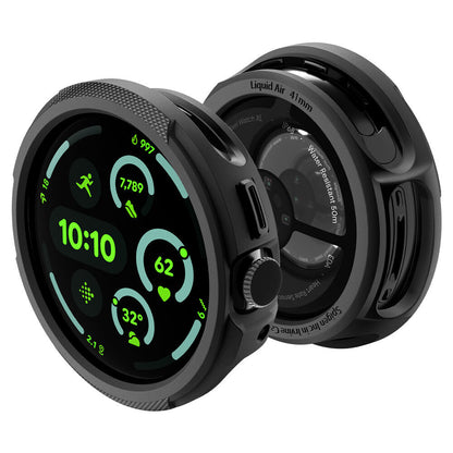 Калъф Spigen Liquid Air за Google Pixel Watch 4 41mm, Матиран Черен ACS09483