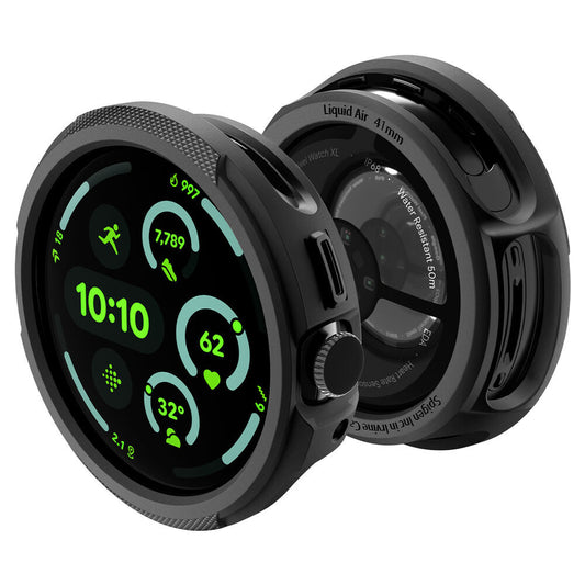 Калъф Spigen Liquid Air за Google Pixel Watch 4 41mm, Матиран Черен ACS09483