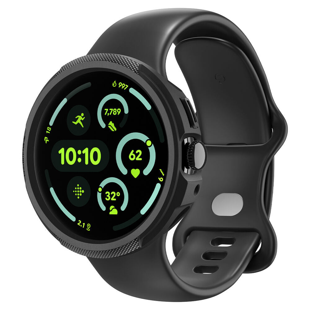 Калъф Spigen Liquid Air за Google Pixel Watch 4 41mm, Матиран Черен ACS09483