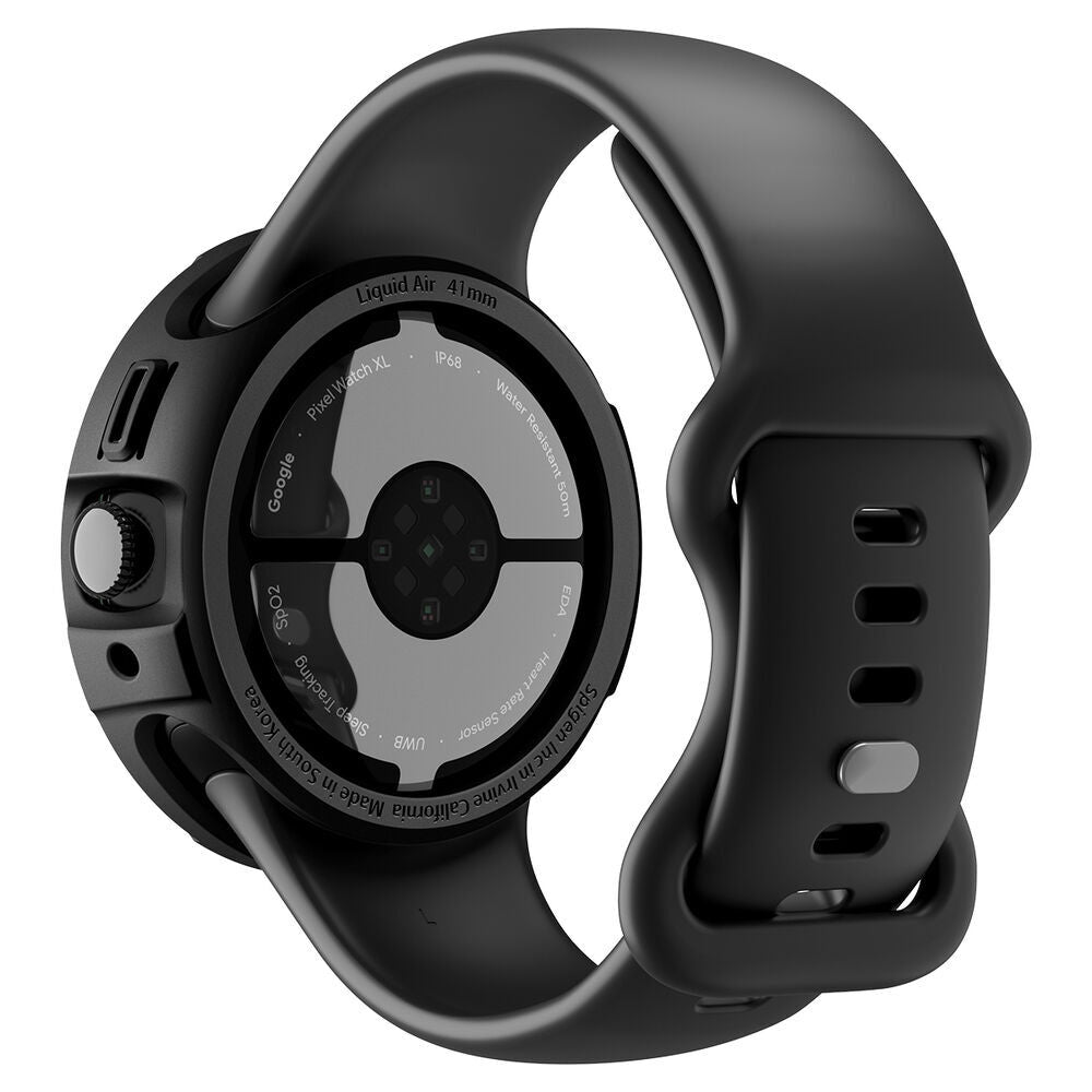 Калъф Spigen Liquid Air за Google Pixel Watch 4 41mm, Матиран Черен ACS09483