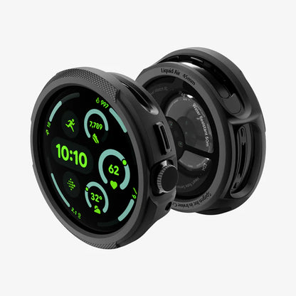 Калъф Spigen Liquid Air за Google Pixel Watch 4 45mm, Матиран Черен ACS11222