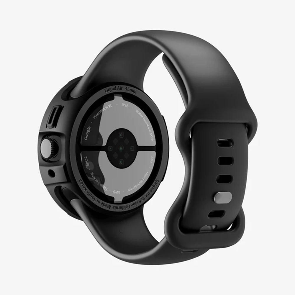Калъф Spigen Liquid Air за Google Pixel Watch 4 45mm, Матиран Черен ACS11222