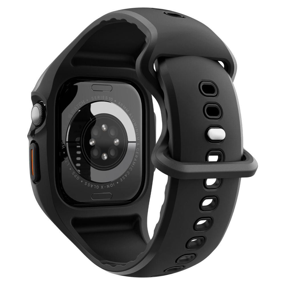 Калъф Spigen Liquid Air Pro за Apple Watch Series 10 / 11 46mm, Матово Черен ACS09317