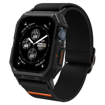 Калъф Spigen Lite Fit Pro за Apple Watch 44mm Series, Матово Черен ACS07103