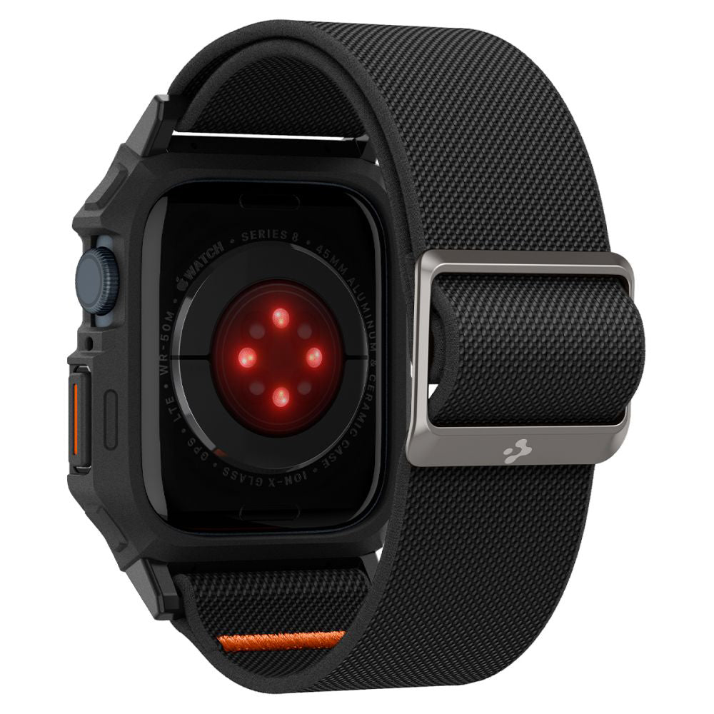 Калъф Spigen Lite Fit Pro за Apple Watch 44mm Series, Матово Черен ACS07103