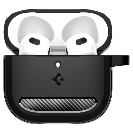 Калъф Spigen Rugged Armor за Apple AirPods 4, Матово Черен