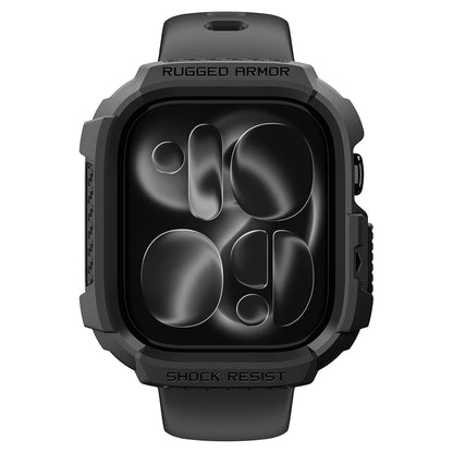 Калъф Spigen Rugged Armor за Apple Watch Series 12 46mm, Матиран Черен ACS11886