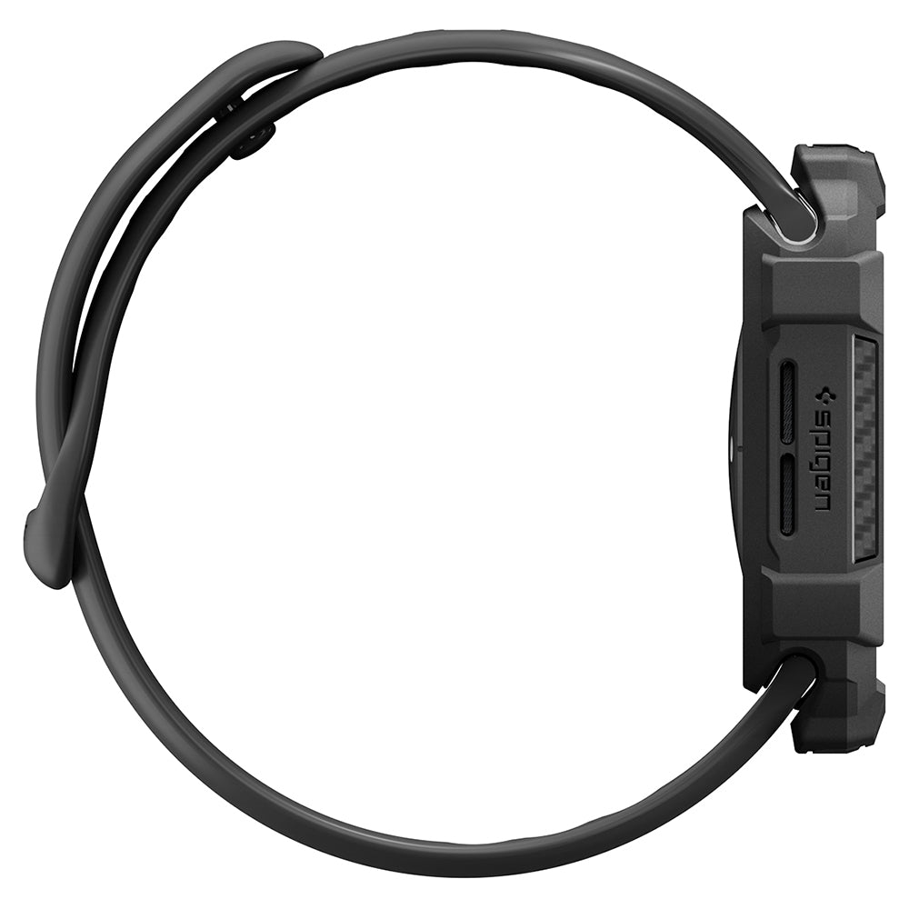 Калъф Spigen Rugged Armor за Apple Watch Series 12 46mm, Матиран Черен ACS11886