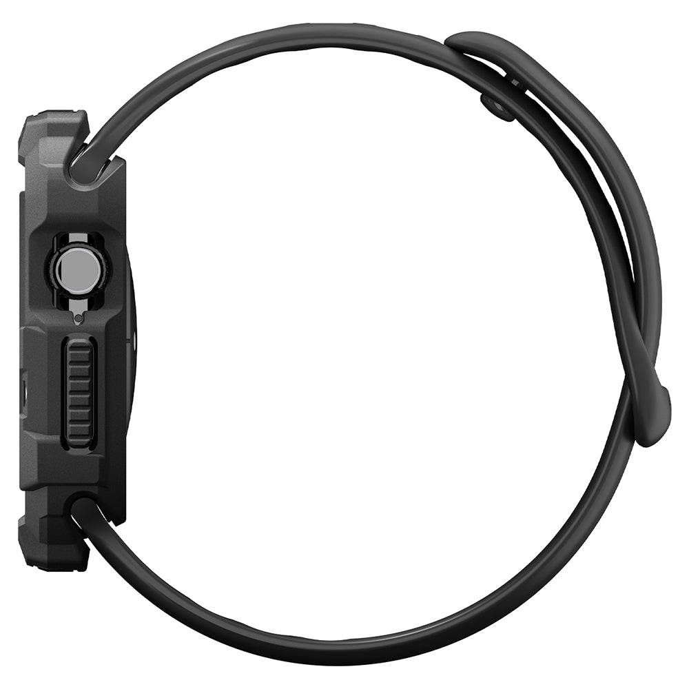Калъф Spigen Rugged Armor за Apple Watch Series 12 46mm, Матиран Черен ACS11886