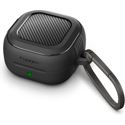 Калъф Spigen Rugged Armor за Samsung Galaxy Buds4 / Buds4 Pro, Матово Черен ACS11200