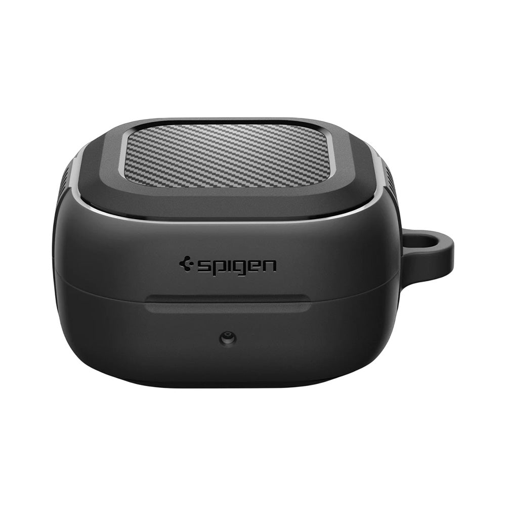 Калъф Spigen Rugged Armor за Samsung Galaxy Buds4 / Buds4 Pro, Матово Черен ACS11200