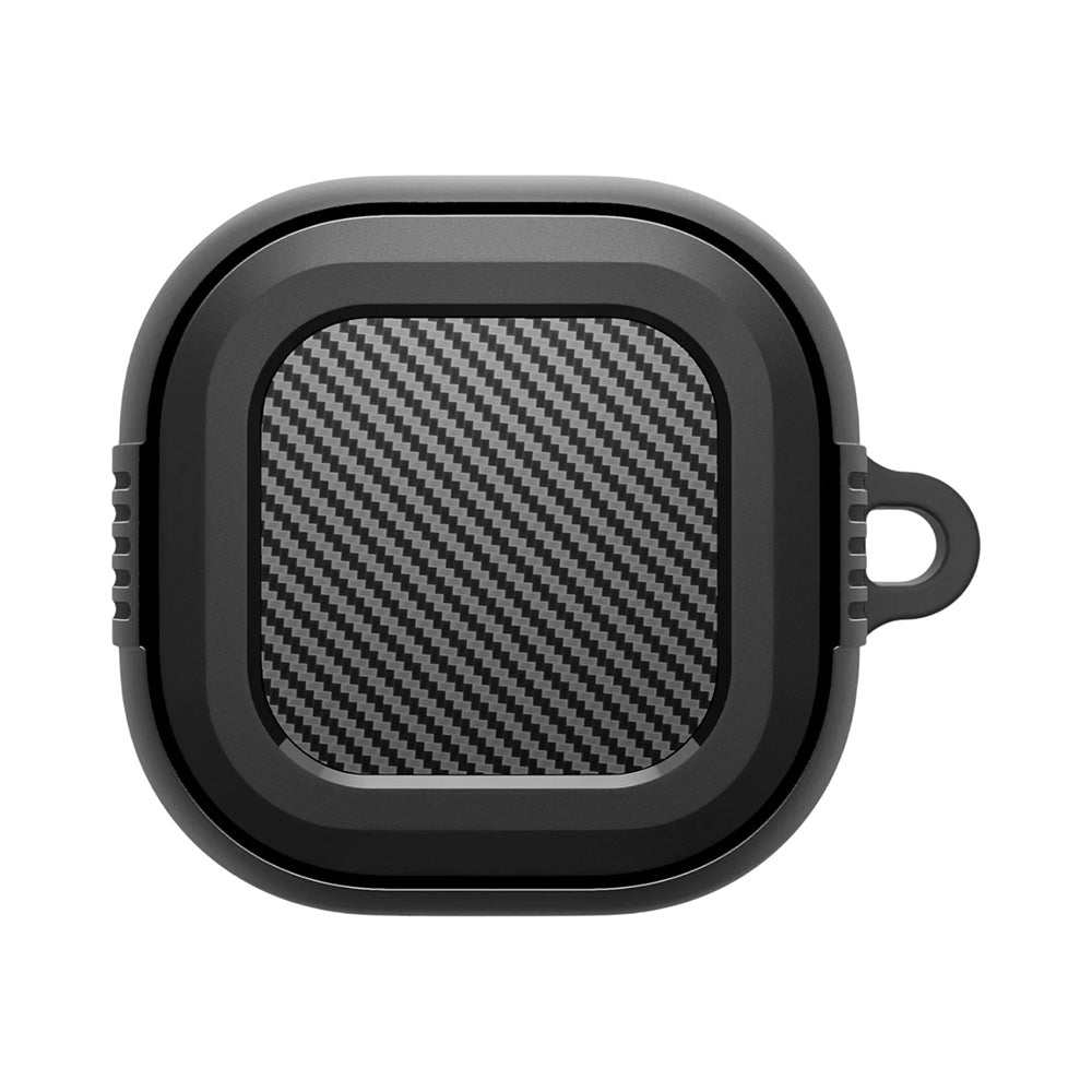 Калъф Spigen Rugged Armor за Samsung Galaxy Buds4 / Buds4 Pro, Матово Черен ACS11200